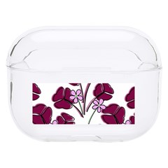 Flowers Pattern Background Nature Hard Pc Airpods Pro Case by Proyonanggan