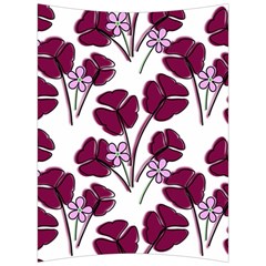 Flowers Pattern Background Nature Back Support Cushion