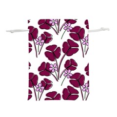 Flowers Pattern Background Nature Lightweight Drawstring Pouch (M)