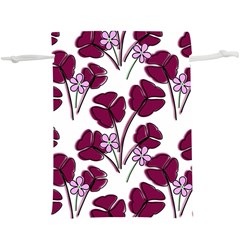 Flowers Pattern Background Nature Lightweight Drawstring Pouch (xl) by Proyonanggan