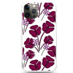 Flowers Pattern Background Nature iPhone 12 Pro max TPU UV Print Case