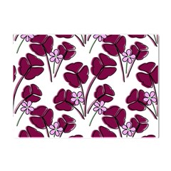 Flowers Pattern Background Nature Crystal Sticker (A4)