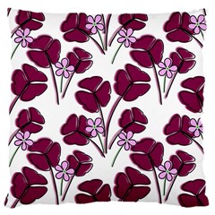 Flowers Pattern Background Nature 16  Baby Flannel Cushion Case (two Sides) by Proyonanggan