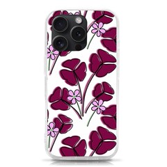 Flowers Pattern Background Nature iPhone 15 Pro TPU UV Print Case