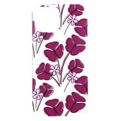 Flowers Pattern Background Nature iPhone 15 Plus Black UV Print PC Hardshell Case