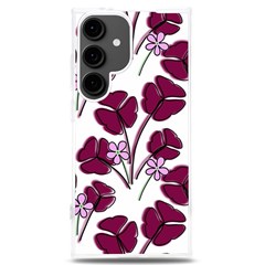 Flowers Pattern Background Nature Samsung Galaxy S24 Plus 6 7 Inch Tpu Uv Case by Proyonanggan