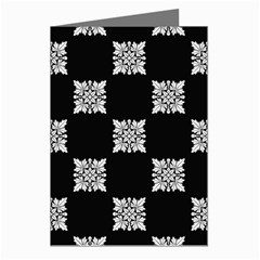 Floral Pattern Repeat Seamless Greeting Cards (pkg Of 8) by Proyonanggan