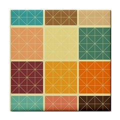 Square Cube Shape Colourful Tile Coaster by Proyonanggan