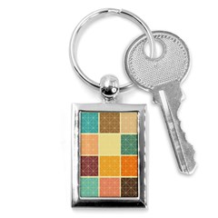 Square Cube Shape Colourful Key Chain (rectangle) by Proyonanggan