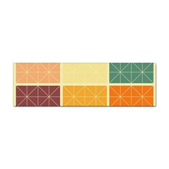 Square Cube Shape Colourful Sticker (bumper) by Proyonanggan