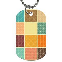 Square Cube Shape Colourful Dog Tag (two Sides) by Proyonanggan