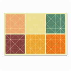 Square Cube Shape Colourful Postcards 5  X 7  (pkg Of 10) by Proyonanggan