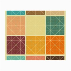 Square Cube Shape Colourful Small Glasses Cloth by Proyonanggan