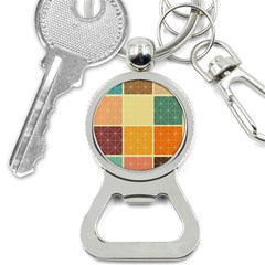 Square Cube Shape Colourful Bottle Opener Key Chain by Proyonanggan