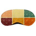 Square Cube Shape Colourful Sleep Mask Front