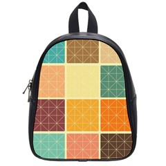 Square Cube Shape Colourful School Bag (small) by Proyonanggan