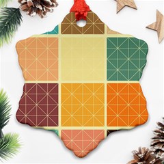 Square Cube Shape Colourful Ornament (snowflake) by Proyonanggan