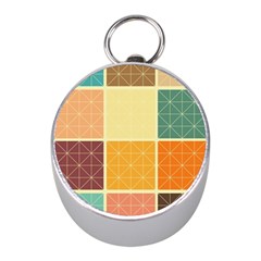 Square Cube Shape Colourful Mini Silver Compasses by Proyonanggan