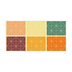 Square Cube Shape Colourful Yoga Headband by Proyonanggan