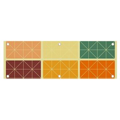 Square Cube Shape Colourful Banner And Sign 6  X 2  by Proyonanggan