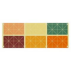 Square Cube Shape Colourful Banner And Sign 8  X 3  by Proyonanggan