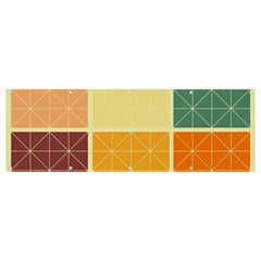 Square Cube Shape Colourful Banner And Sign 12  X 4  by Proyonanggan