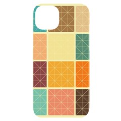 Square Cube Shape Colourful Iphone 14 Plus Black Uv Print Case by Proyonanggan