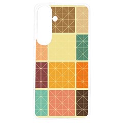 Square Cube Shape Colourful Samsung Galaxy S24 6 2 Inch Tpu Uv Case by Proyonanggan