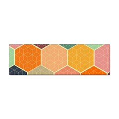 Abstract Hex Hexagon Grid Pattern Honeycomb Sticker Bumper (100 Pack)