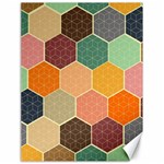 Abstract Hex Hexagon Grid Pattern Honeycomb Canvas 18  x 24  17.8 x23.08  Canvas - 1