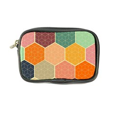 Abstract Hex Hexagon Grid Pattern Honeycomb Coin Purse by Proyonanggan