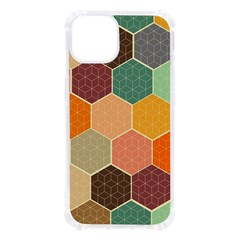 Abstract Hex Hexagon Grid Pattern Honeycomb Iphone 13 Tpu Uv Print Case