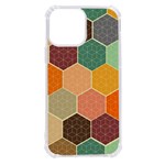 Abstract Hex Hexagon Grid Pattern Honeycomb iPhone 13 Pro Max TPU UV Print Case Front