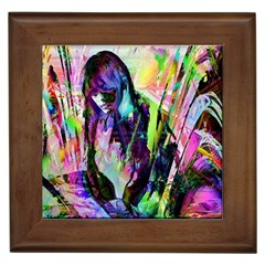 In Orbit Prismatic Framed Tile by MRNStudios