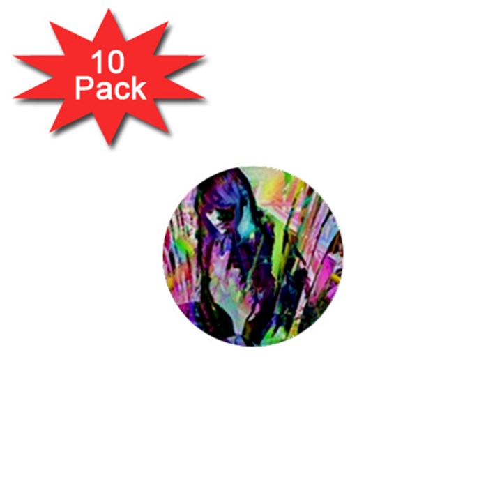 In Orbit Prismatic 1  Mini Buttons (10 pack) 