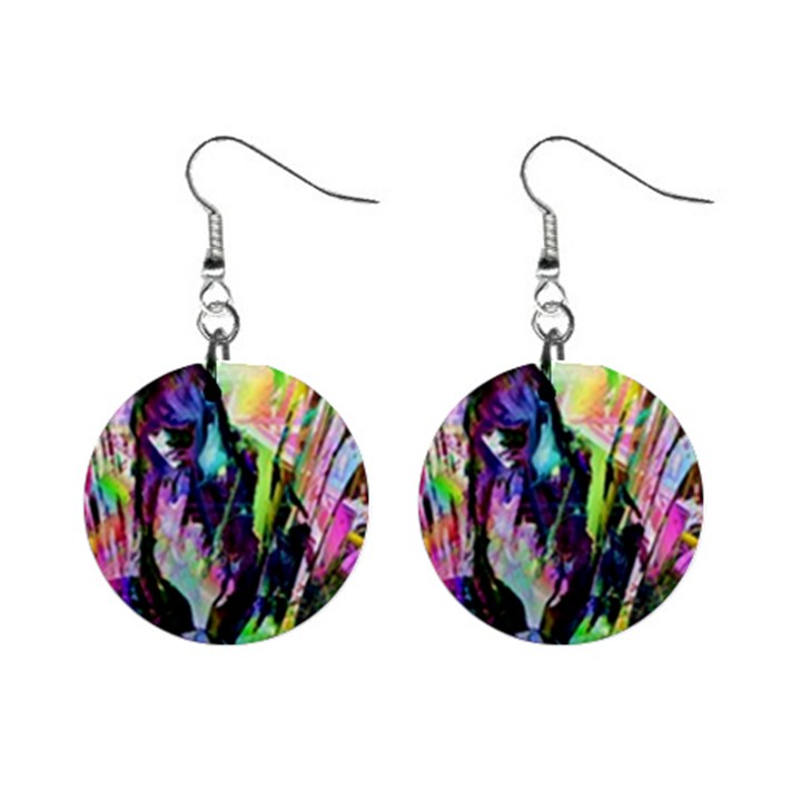 In Orbit Prismatic Mini Button Earrings