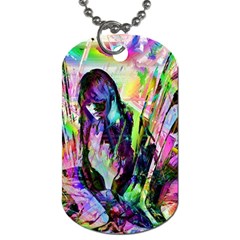 In Orbit Prismatic Dog Tag (two Sides) by MRNStudios