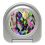 In Orbit Prismatic Travel Alarm Clock Front