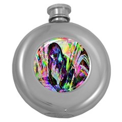 In Orbit Prismatic Round Hip Flask (5 Oz) by MRNStudios