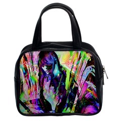 In Orbit Prismatic Classic Handbag (two Sides) by MRNStudios