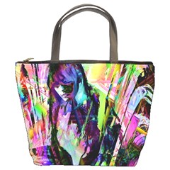 In Orbit Prismatic Bucket Bag by MRNStudios