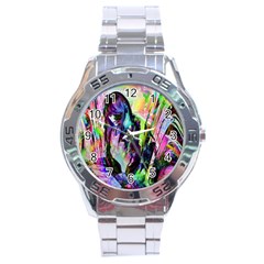 In Orbit Prismatic Stainless Steel Analogue Watch by MRNStudios