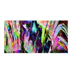 In Orbit Prismatic Satin Wrap 35  X 70 