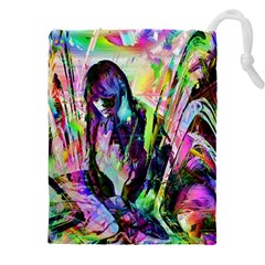 In Orbit Prismatic Drawstring Pouch (5xl) by MRNStudios