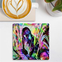 In Orbit Prismatic Uv Print Square Tile Coaster  by MRNStudios