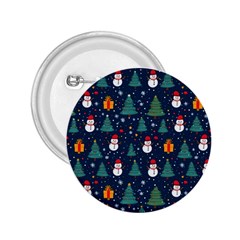 Snow Snowman Tree Christmas Tree 2 25  Buttons by Ravend