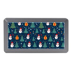 Snow Snowman Tree Christmas Tree Memory Card Reader (mini) by Ravend