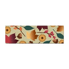 Autumn Leaves Colours Season Sticker (bumper) by Ravend