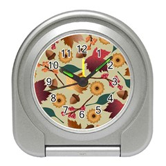 Autumn Leaves Colours Season Travel Alarm Clock