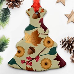 Autumn Leaves Colours Season Ornament (christmas Tree)  by Ravend